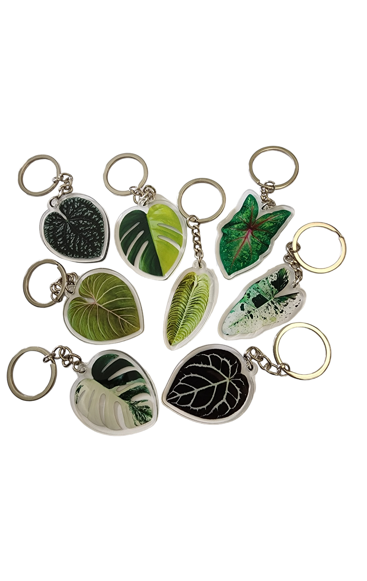 Leaf keychain